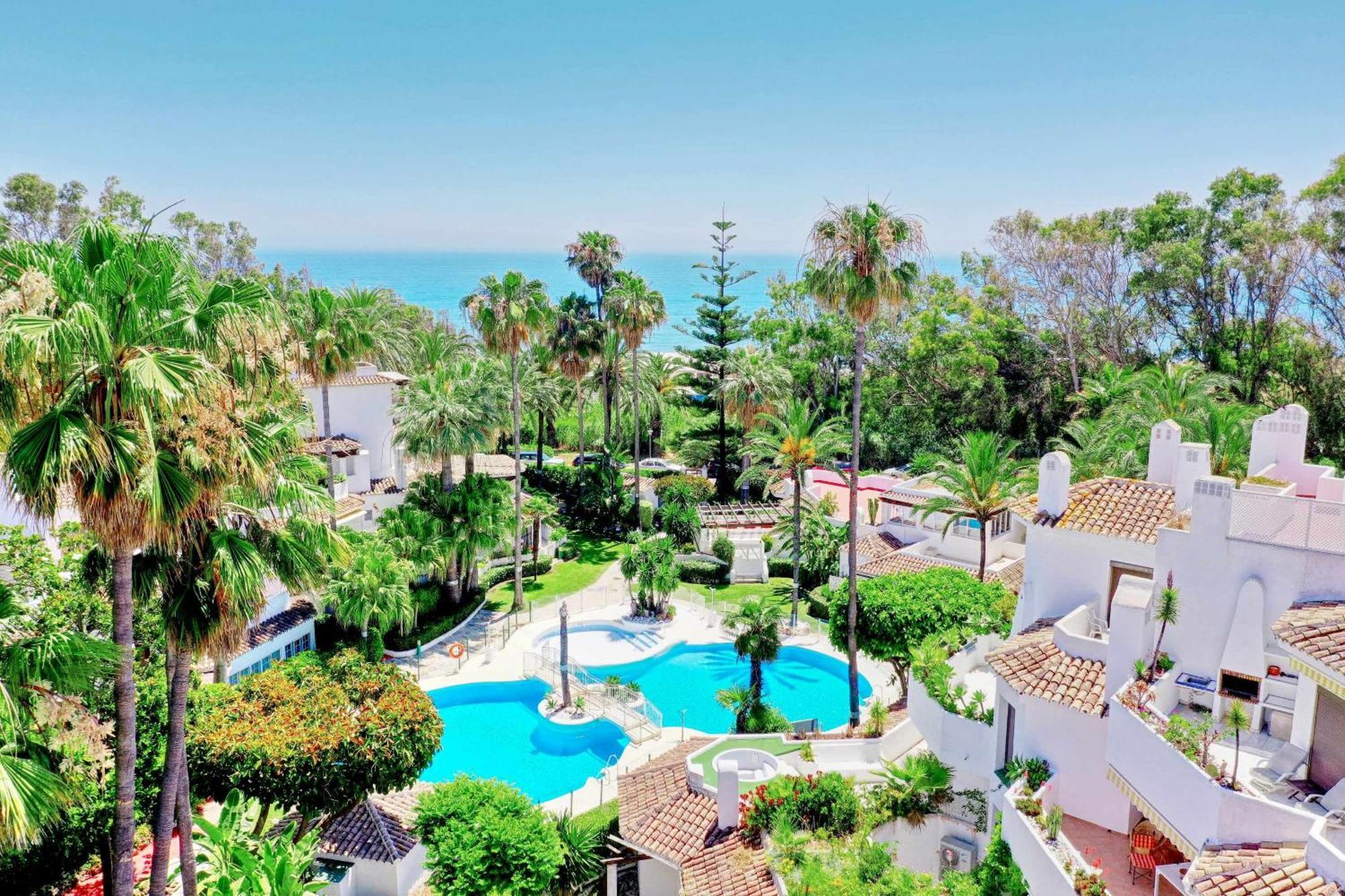 1104 First Line Beach Apartment Golden Beach Pool Marbella Dış mekan fotoğraf