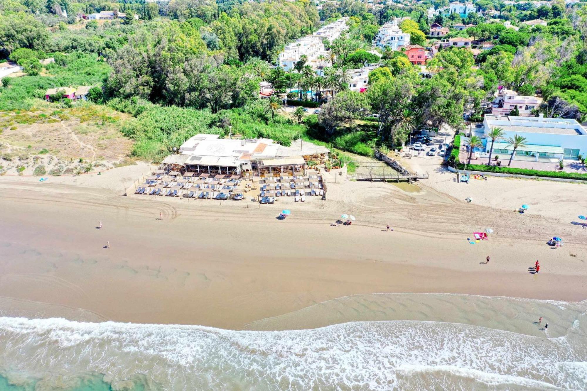 1104 First Line Beach Apartment Golden Beach Pool Marbella Dış mekan fotoğraf