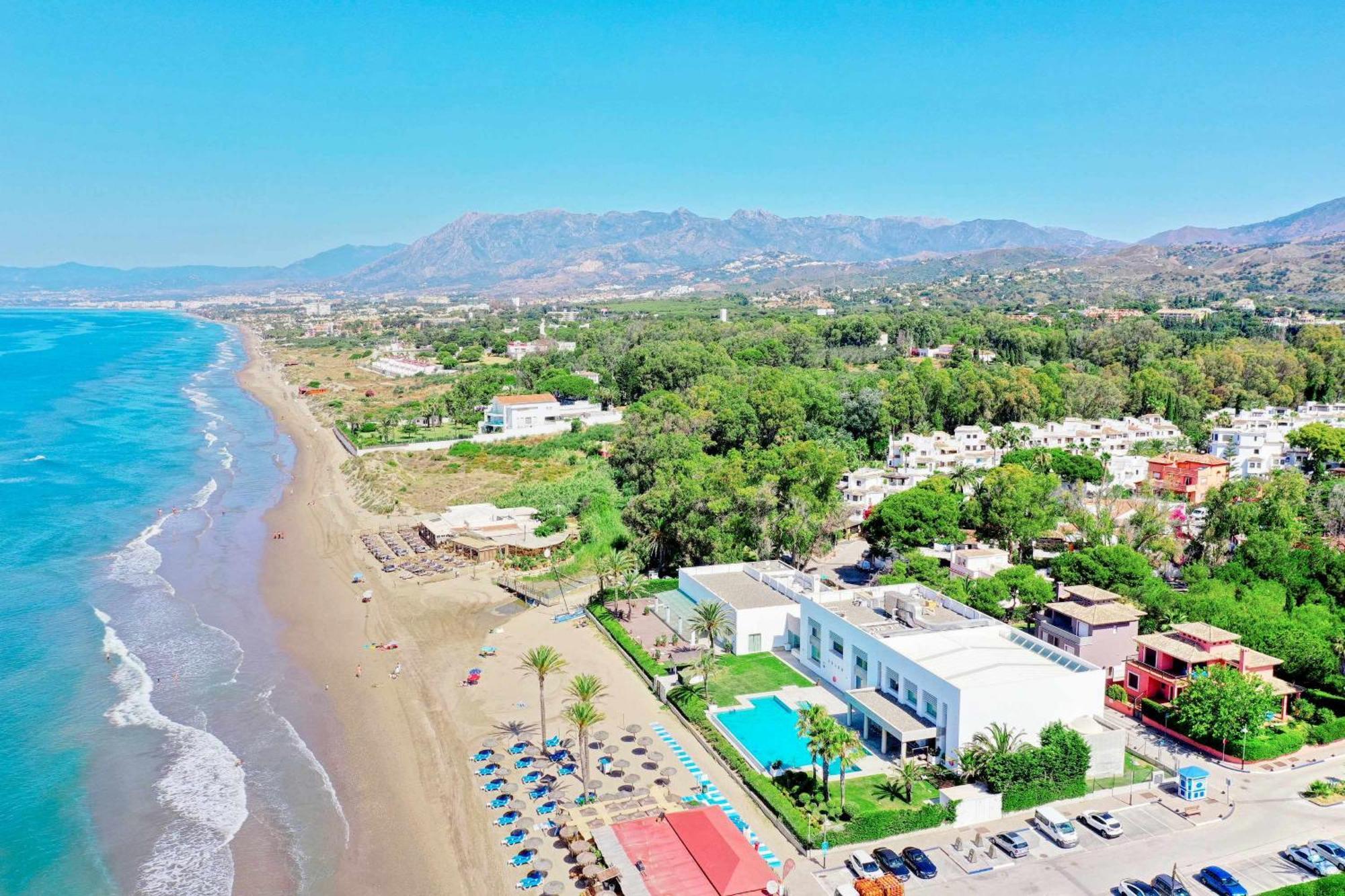 1104 First Line Beach Apartment Golden Beach Pool Marbella Dış mekan fotoğraf